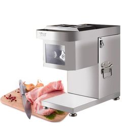 Commerciële vlees snijmachine snijmachine voor varkensvlees rundvlees kip fish 1500w