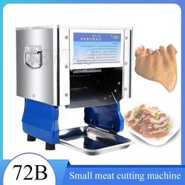Trancheuse à viande commerciale Machine de découpe de viande Trancheuse électrique en acier inoxydable pour légumes, porc, agneau, usage domestique
