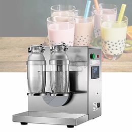 Mezclador comercial de té de leche Máquina de batidos de doble cabeza Drink Breble Milk Shaker Machining Bubble Meching Machine