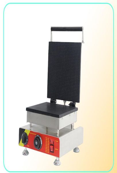 Nonglick comercial 110V 220V eléctrico 25 cm Stroopwafel jarabe holandés Waffle Baker Maker Máquina de hierro Placa de molde4428921