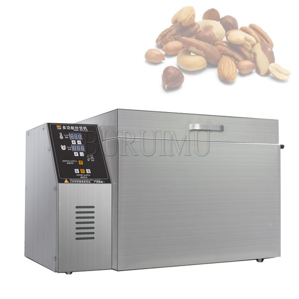 Máquinas comerciales para tostar nueces, cacahuetes fritos, castañas, semillas de melón, sésamo, máquina multifunción para hornear nueces