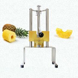 Commerciële Ananas Corer Machine Ananas Dunschiller Handleiding Roestvrijstalen Aanrecht Ananas Cutter Maker