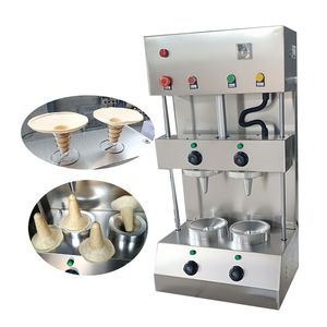 Commercial Pizza Cone Machine Cone Pizza Forming Machine Pizza Shop Equipment 2 Head Pizza Maker Machine