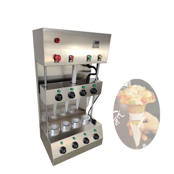 Máquina comercial de conos de Pizza, máquina para hacer conos de helado, máquina eléctrica para hacer conos de Pizza a la venta