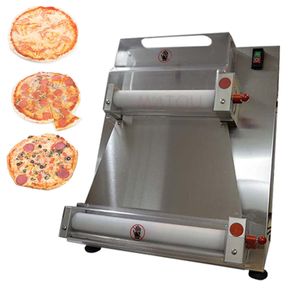 Gratis verzending commerciële pizzadeegvormmachine / pizzaroller making machine voor restaurant pizzadeegroller