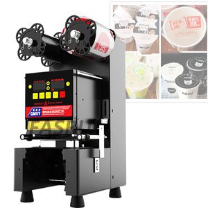 Machine commerciale à bulles en plastique ou en papier, scelleuse de thé, magasin de thé au lait, scelleuse manuelle de tasses, 220V