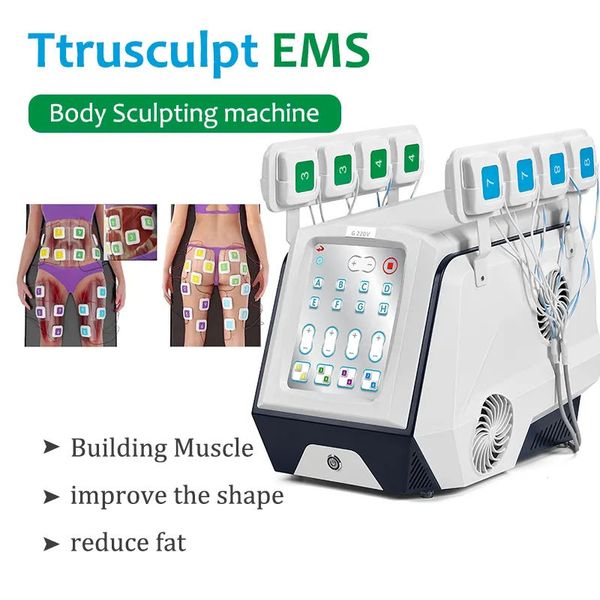 Máquina de Estimulador muscular de reducción de celulitis adelgazante corporal de reducción de grasa Ems eléctrica de escritorio portátil comercial
