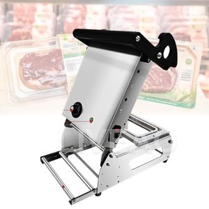 Commercial Portable Vacuum Sealer Kitchen Hand Press Sealing Machine Disposable Plastic Lunch Box Tray Packaging Machine 110V/220V
