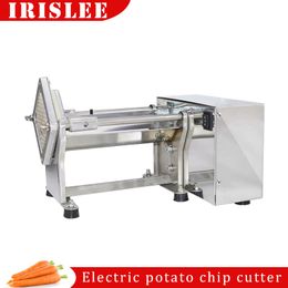 Machine à découper à croustilles commerciales concombres électriques et frites tranchant la machine à pousser des légumes