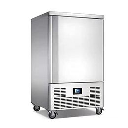 Envío gratis Kolice Equipo de congelación rápida congelador de cofre, helado helado 10 bandejas Fabricante de congelador de explosión, máquina de refrigerador de pollo congelado