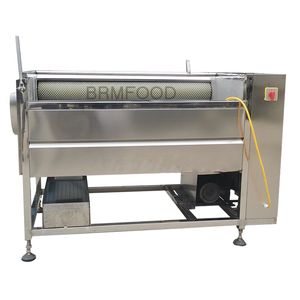.Commercial petit 220V Légumes Rolle Machine à laver Ligne de production à grande vitesse de nettoyage de fruits et de pommes de terre Fabricant d'épluchage