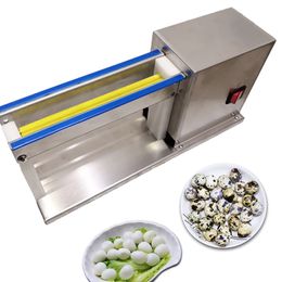 Commerciële kleine kwartel ei rompsleer semi-automatische kwartel ei peeler shell shell peeling machine voor gekookte kwartel eieren