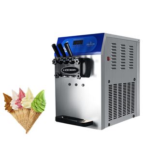 Commerciële Zachte Ice Cream Maker Machine Roestvrijstalen Desktop Sundae Vending