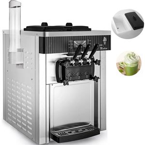 Máquina comercial para hacer helados suaves, Yonanas, máquinas expendedoras de helados para tienda de té de la leche, 2200W