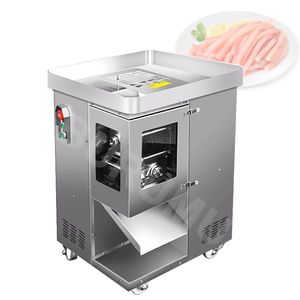 Machine commerciale de découpe de viande en acier inoxydable, coupe-viande électrique multifonction, coupe automatique, hachoir à viande de porc, domestique 550w