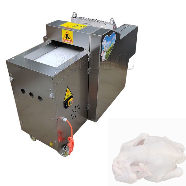 Machine de découpe commerciale en acier inoxydable Hacher le poisson congelé Machine de découpe de poulet Machine à découper la viande