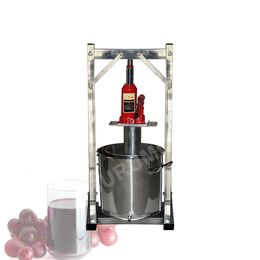 Commercieel roestvrijstalen huishoudelijke fruitjaps korrel filter residu separator druivenpers machine fruitbreker