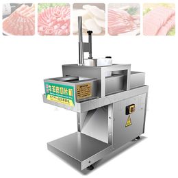 Commerciële roestvrijstalen schapenvleesbroodje bevroren vleessnijmachine vleessnijmachine