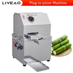 Machine commerciale d'extraction de presse-agrumes électrique de canne à sucre, broyeur