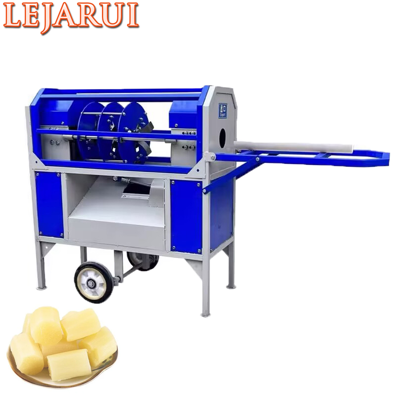 Máquina comercial de descascador de cana-de-açúcar/máquina de corte de cana-de-açúcar/descascador de pele de cana-de-açúcar