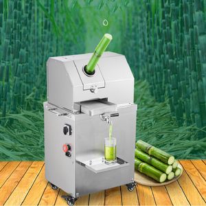 Commercial Sugarcane Juice Squeezer Automatic Electric Sugar-Cane Press Juice Machine 220V Sugar Cane Juice Extractor