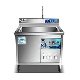 Commerciële ultrasone vaatwasser Voedsel en drank automatische hotel kleine hotelkantine restaurant roestvrijstalen afwasmachine