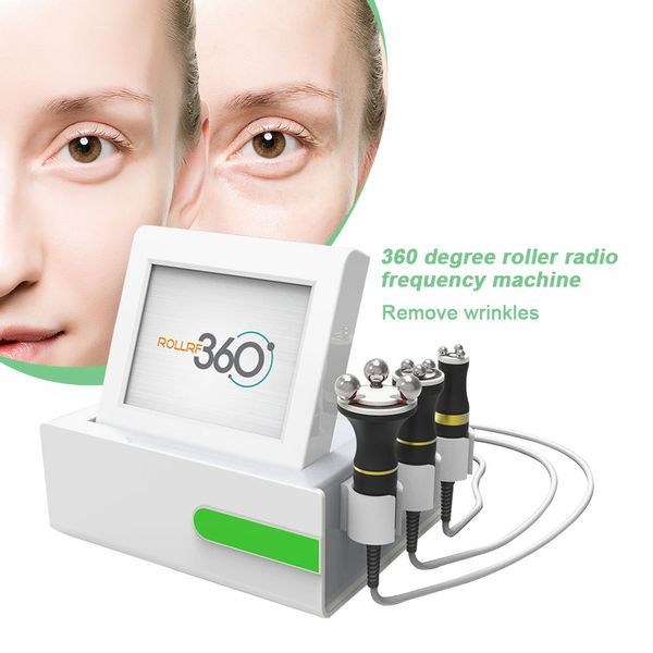 Uso comercial 360RF Rotación de 360 grados RF Radiofrecuencia Adelgazamiento Eliminación de celulitis Contorno corporal Lifting facial Estiramiento de la piel Equipo de belleza en venta