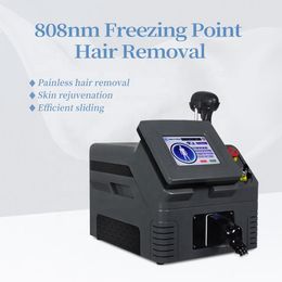 Machine d'épilation au laser à diode à usage commercial Épilation rapide et indolore Point de glace 808nm Diode Hair Remove Follicle Détruit le dispositif