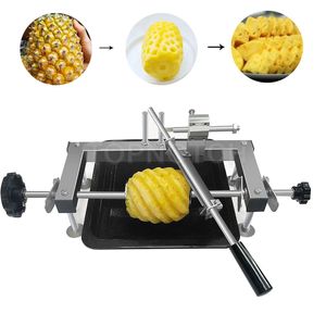 Machine à éplucher les ananas à manivelle, à usage commercial, dissolvant manuel de peau d'ananas
