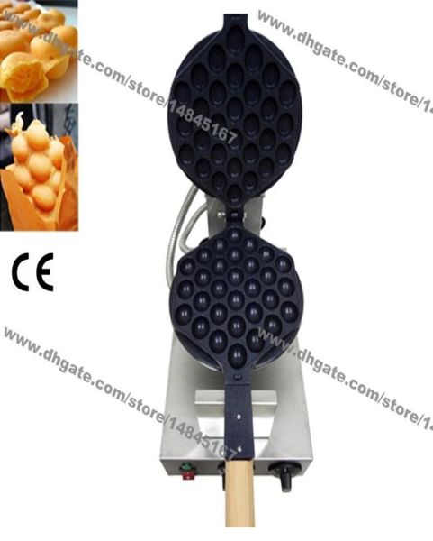 Uso comercial Antiadherente 110v 220v Eléctrico 180 Eggettes giratorios de Hong Kong Huevo Puff Bubble Waffle Egg Waffle Maker Iron Baker Machi4288360