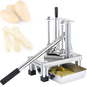 Commerciële Groente Chopper Met 3 Roestvrijstalen Messen Home Franse Fry Dicer Aardappelen Uien Handmatige Slicer Fruit Cutter