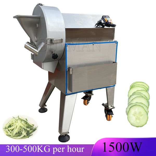 Cortador de verduras comercial, cortador eléctrico de zanahorias y verduras, trituradora, máquina para cortar en cubitos