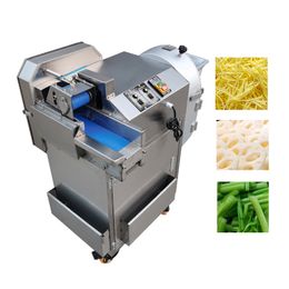Commerciële Groentes Cutter Machine Elektrische Aardappel Shredder Ginger Uien Slicer Dicing Machine