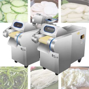 Machine de découpe de légumes commerciale pour pommes de terre, radis, poireaux, chou, oignons verts, trancheuse, section coupée déchiquetée, coupe-légumes