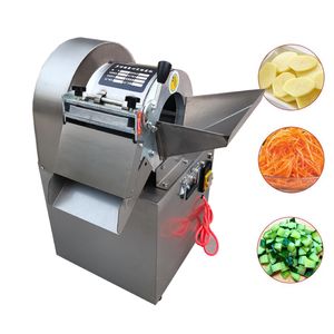 Commerciële groentesnijmachine Roestvrijstalen groentesnijder Elektrische uiensnijder Multifunctionele automatische snijmachine