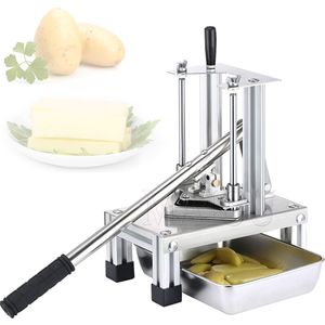 Commerciële Groente Fruit Chopper Dicer 3 Roestvrijstalen Messen Handmatige Ui Tomaat Snijmachine Restaurant Franse Fry Cutter