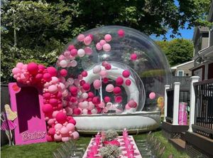 Maison gonflable de bulle de rebond de ballon commercial clair maison gonflable de bulle de 10ft-3m avec la tente de bulle de ventilateur pour la partie Renta
