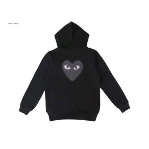 Commes Designer heren Hoodies Garcons spelen sweatshirt zip omhoog Hoodie XL Brand Black New Commes Des Garcons 1144