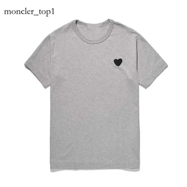 Commes Designer T Shirts Love Mens T Shirt Heart Women Casual Women Lovers Shirts CDG Bordado Bordado Camiseta corta Camiseta de marea