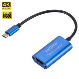 Communicatie Capture OBS-kabeladapter 1080P Type C Hdmi-compatibele USB 3.0 Video Grabber voor PC Game Camera Opname Live Streaming