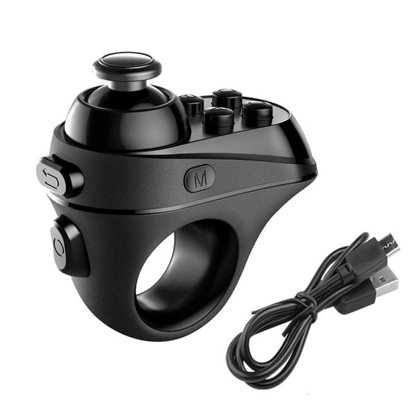 Comunicaciones Anillo de Dedo Estilo Bluetooth Controlador de Teléfono Gamepad Control Remoto para Android IOS Smartphone E-book Tablet PC VR