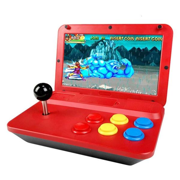 Joystick de vídeo Arcade plegable de comunicaciones, consola de pantalla grande plegable abatible de 10 pulgadas con salida de mando, juego Retro desmontable