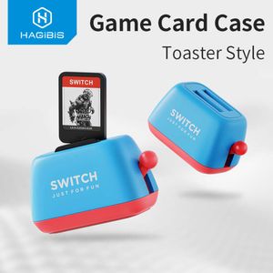 Communicatie Game Card Case voor Nintendo Switch Lite/OLED Broodrooster Opslaghouder Leuke draagbare creativiteit beschermhoes