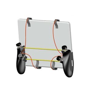 Contrôleur de jeu de manette de communication avec 4 touches physiques tablette Android et Ipad pour PUBG COD CF CS Etc. jeux FPS