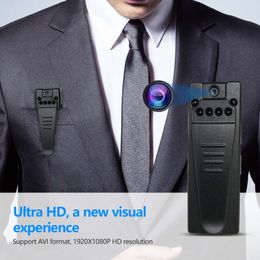 Communications Mini caméra corporelle HD 1080P, enregistreur vidéo portable sans fil avec clip, micro caméscope DV à détection de mouvement