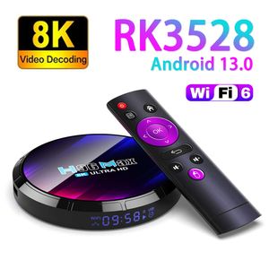 Communications MAX Smart H96 Ultra HD 4k x 2k sortie Wifi 6 Android 13 lecteur multimédia décodeur récepteur 16GB 32GB 64GB TV Box