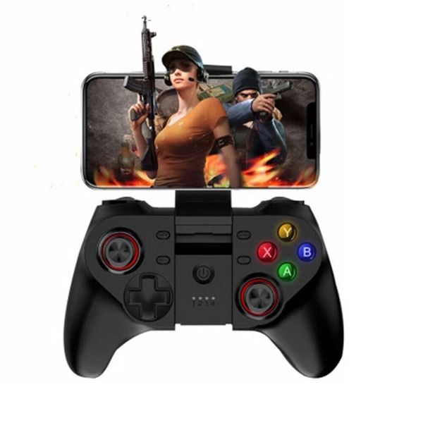 Manette de jeu Mobile de communication avec support pour téléphone et Double moteur Vibration, Smartphone Android IOS, ordinateur pour Smart TV