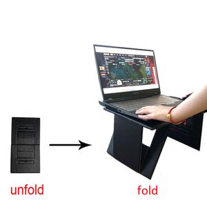 Communications Support de support de pliage universel pour ordinateur portable et tablette du papier 2D au bureau PC d'ordinateur pliable 3D