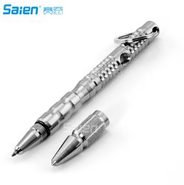 Compact Heavy Duty Premium RVS Wolfraamstaal Defender Defensieve Tactische Pen Glasbreker of Outdoor Survival Tool5312307