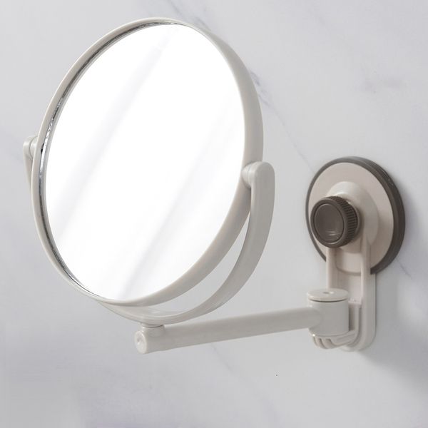 Espejos compactos Baño Cosmético 1X3X Aumento Ventosa Maquillaje ajustable Doble cara Baño 230314